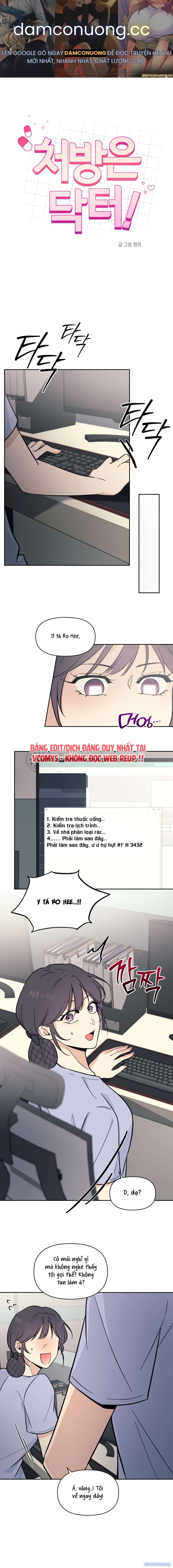 đọc truyện [ 18+ ] Đơn Thuốc Để Bác Sĩ Lo Chương 4 ảnh 2 tại Thiên Thai Truyện