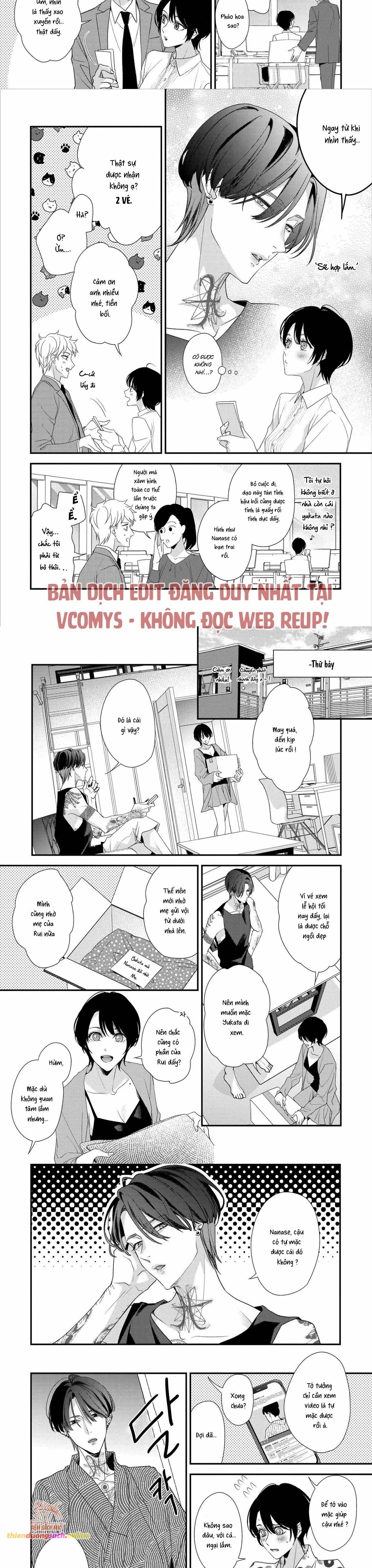 [ 18+ ] Thật Khó Để Bị Ràng Buộc Bởi Một Người Bạn Thời Thơ Ấu Có Hình Xăm Chương 2 page 3 - Giả Dược
