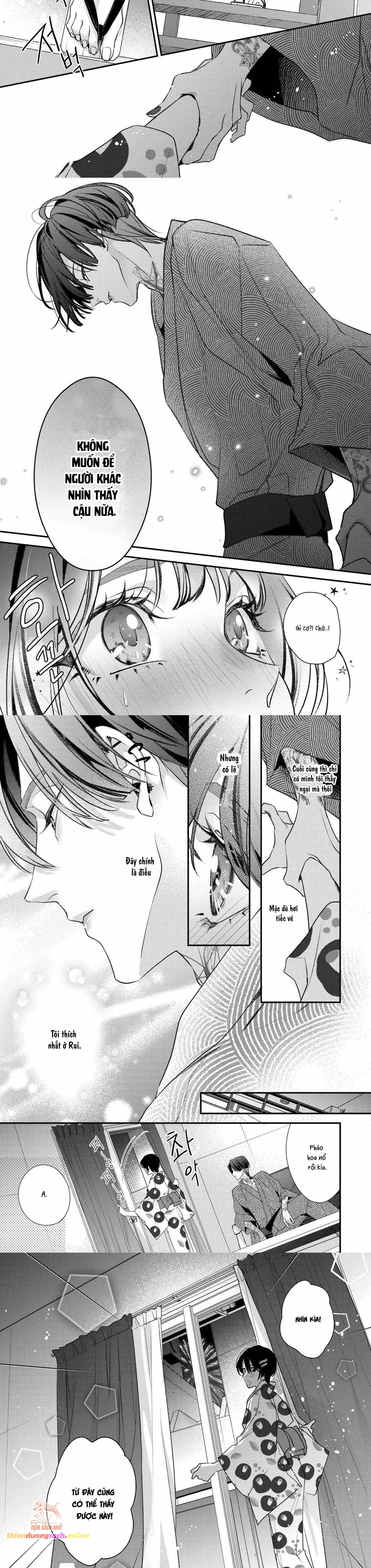 [ 18+ ] Thật Khó Để Bị Ràng Buộc Bởi Một Người Bạn Thời Thơ Ấu Có Hình Xăm Chương 2 page 5 - Giả Dược