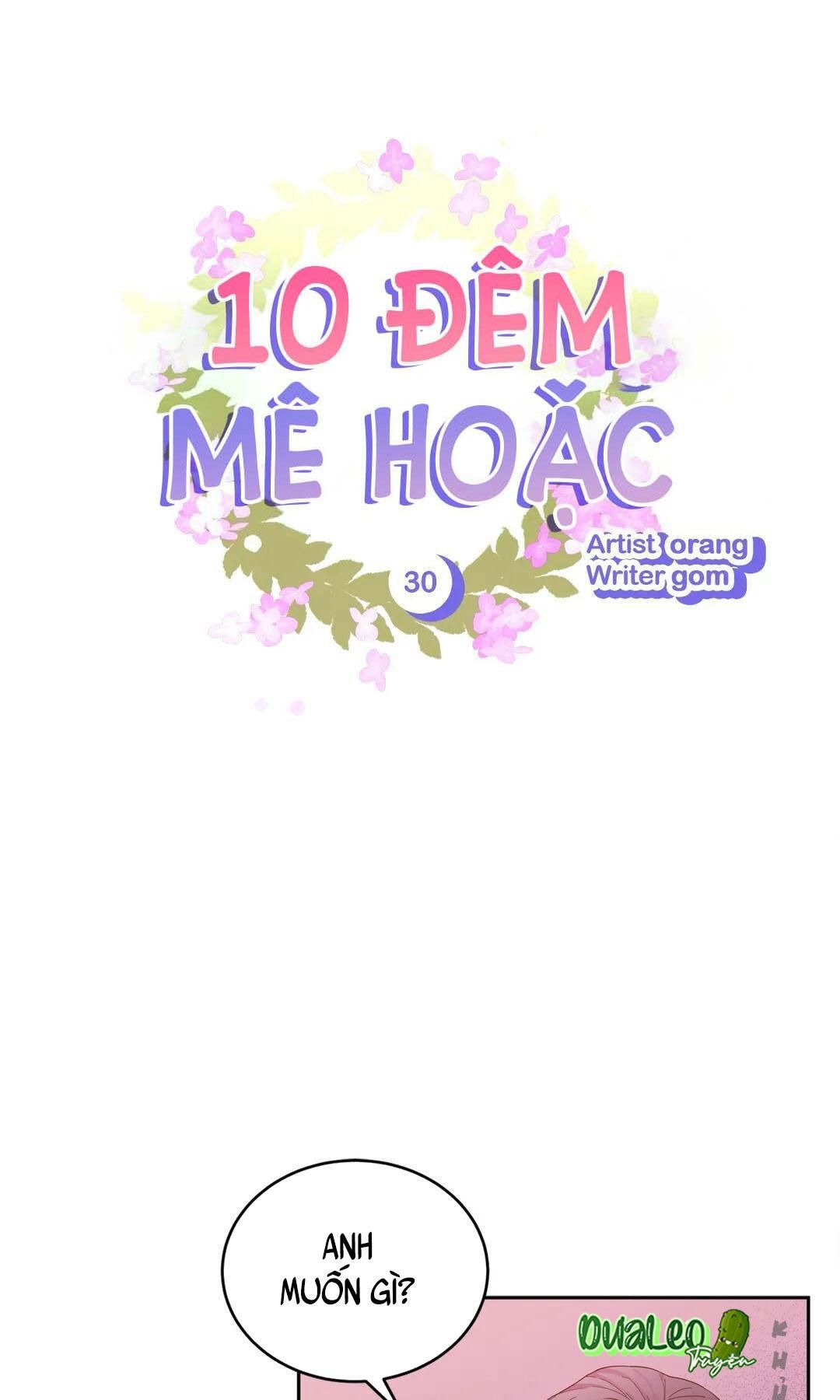 đọc truyện 10 Đêm Mê Hoặc Chương 30 ảnh 1 tại Thiên Thai Truyện