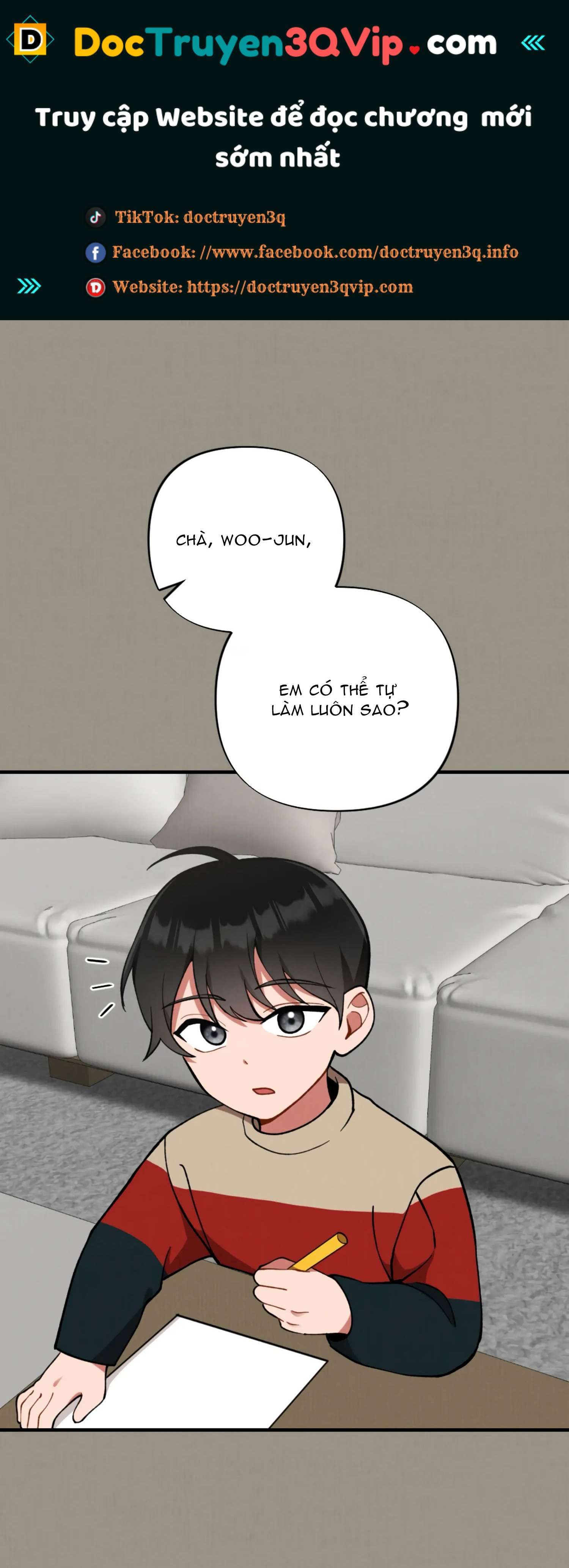 [18+] Bạn Của Em Trai Không Thể To Như Vậy! Chương 4.2 page 1 - Giả Dược