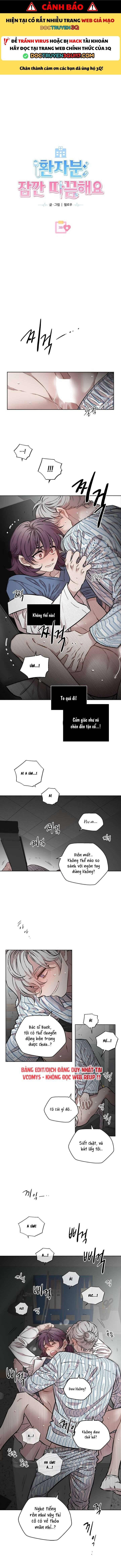 đọc truyện [18+] Bệnh Nhân Nhé, Sẽ Hơi Đau Một Chút Chương 3 ảnh 3 tại Thiên Thai Truyện