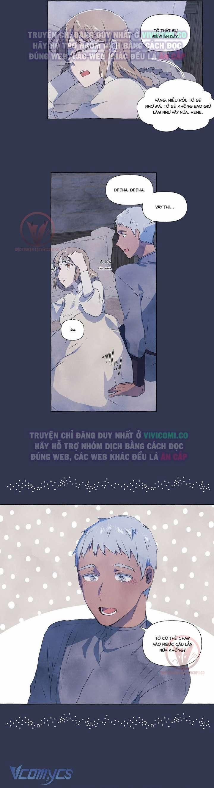 đọc truyện [18+] Chàng Sói Ngốc Và Nàng Thủ Thư Chương 2 ảnh 13 tại Giả Dược
