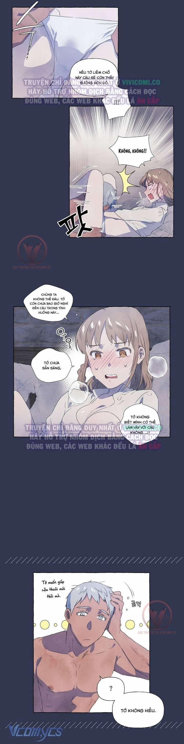 đọc truyện [18+] Chàng Sói Ngốc Và Nàng Thủ Thư Chương 3 ảnh 14 tại Giả Dược