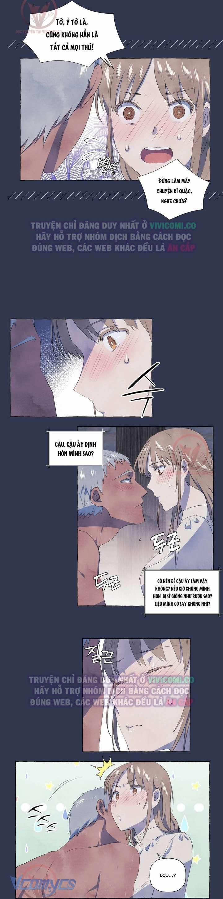 đọc truyện [18+] Chàng Sói Ngốc Và Nàng Thủ Thư Chương 4 ảnh 6 tại Giả Dược