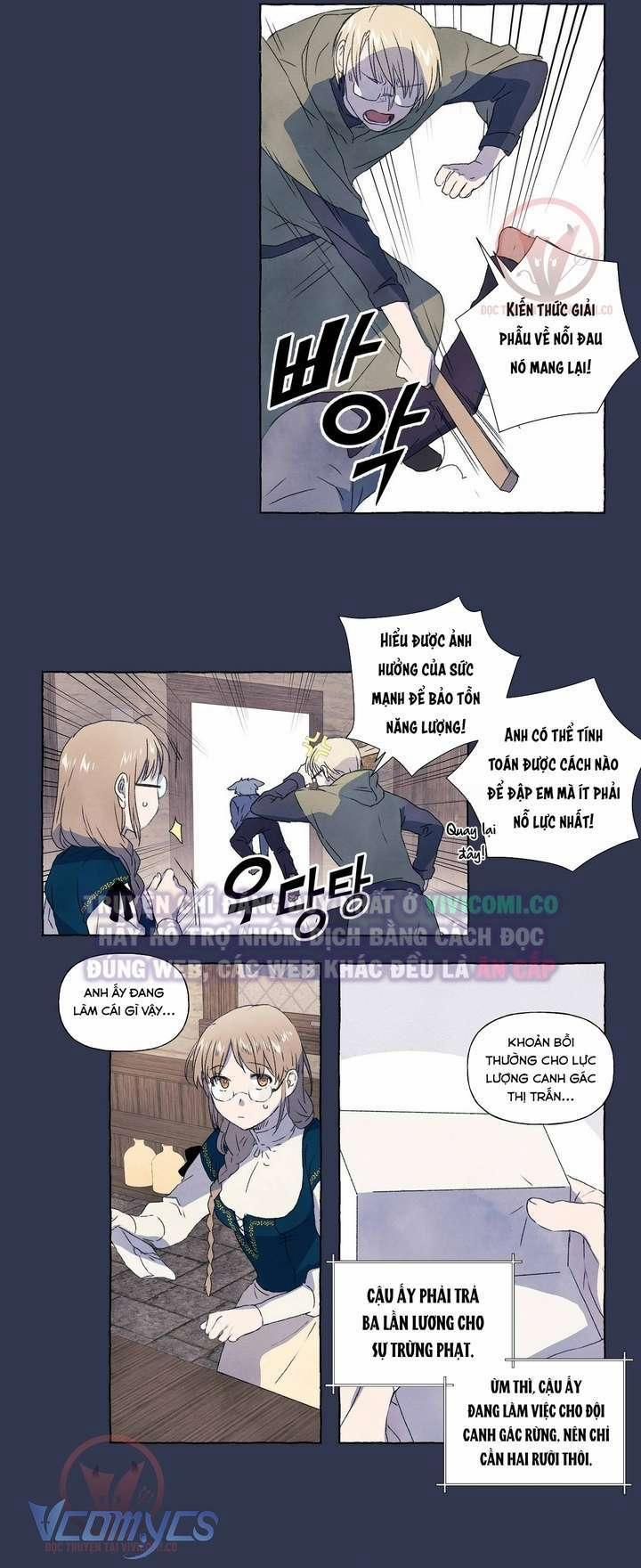đọc truyện [18+] Chàng Sói Ngốc Và Nàng Thủ Thư Chương 5 ảnh 16 tại Giả Dược