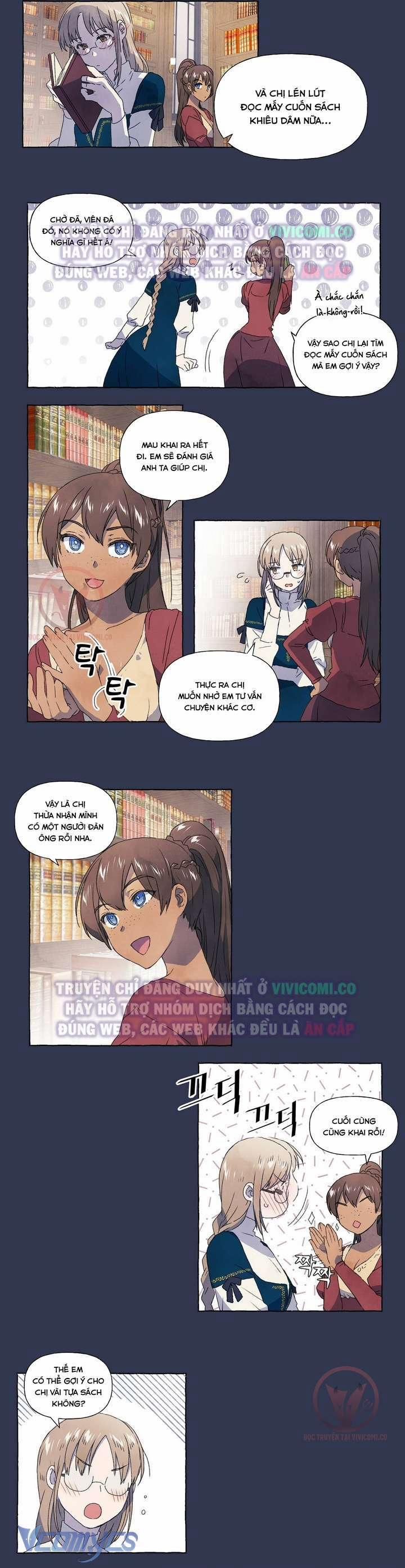 đọc truyện [18+] Chàng Sói Ngốc Và Nàng Thủ Thư Chương 9 ảnh 3 tại Giả Dược