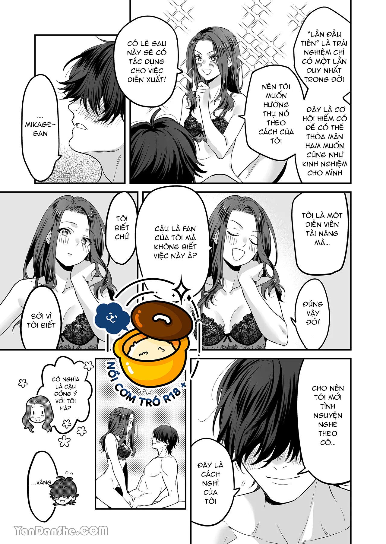 đọc truyện 18+ Đồ Chơi Người Lớn Của Diễn Viên Ngây Thơ Mikage Chương 2 ảnh 19 tại Giả Dược