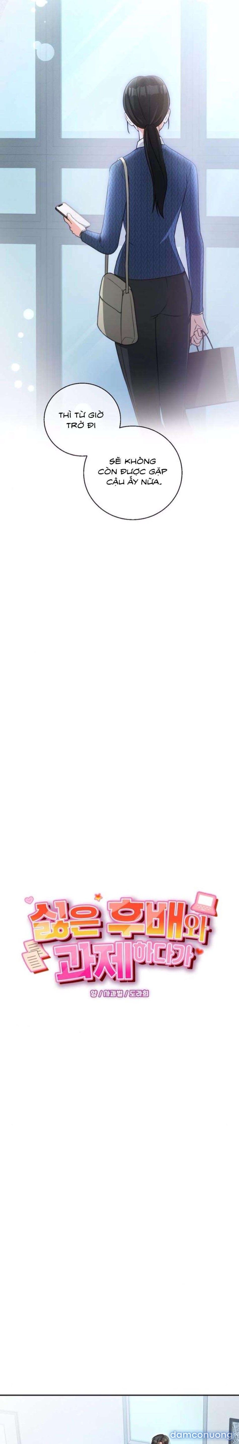 đọc truyện [18+] Khi Làm Bài Tập Nhóm Với Hậu Bối Mình Ghét Chương 6 ảnh 5 tại Thiên Thai Truyện