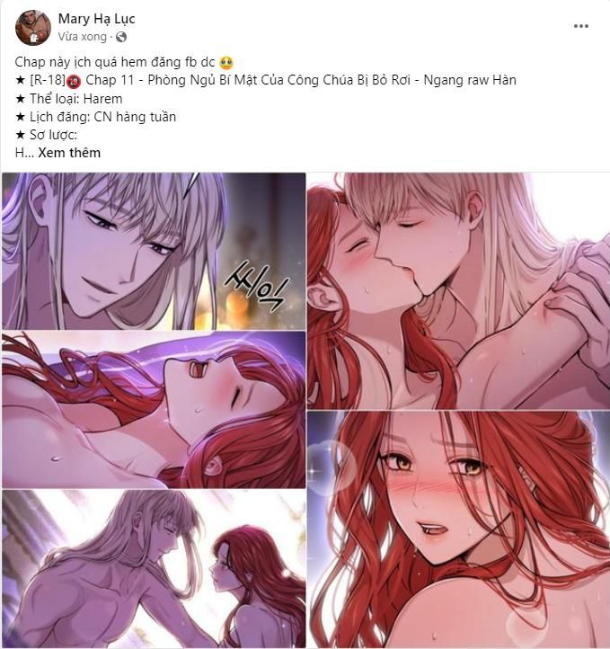 đọc truyện [18+] Phòng Ngủ Bí Mật Của Công Chúa Bị Bỏ Rơi Chương 11.1 ảnh 1 tại Thiên Thai Truyện