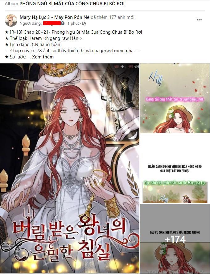 đọc truyện [18+] Phòng Ngủ Bí Mật Của Công Chúa Bị Bỏ Rơi Chương 20.1 ảnh 1 tại Thiên Thai Truyện