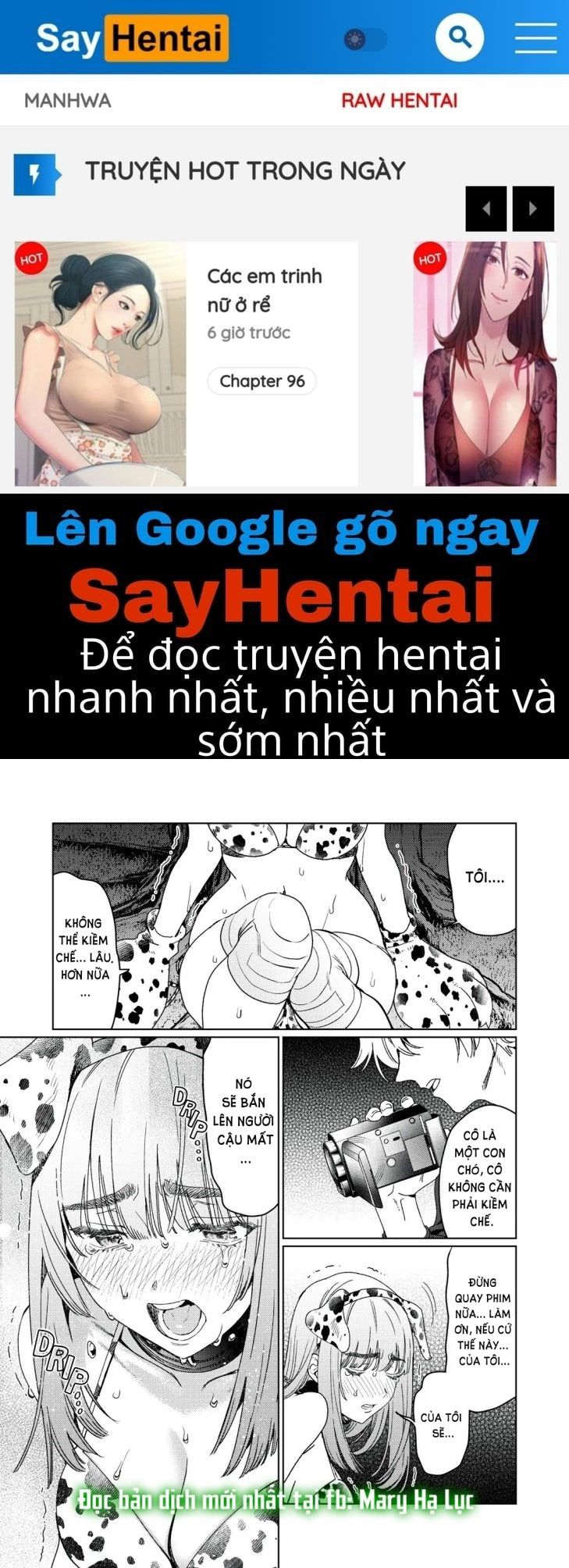 đọc truyện [18+] Tôi Muốn Thấy Dáng Vẻ Ngại Ngùng Của Cậu Chương 19.2 ảnh 1 tại Giả Dược