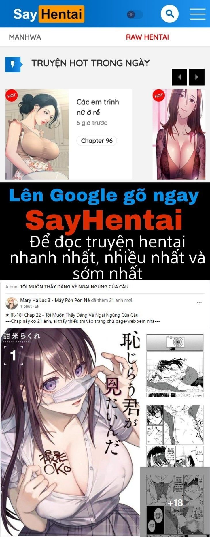 đọc truyện [18+] Tôi Muốn Thấy Dáng Vẻ Ngại Ngùng Của Cậu Chương 22.1 ảnh 1 tại Giả Dược