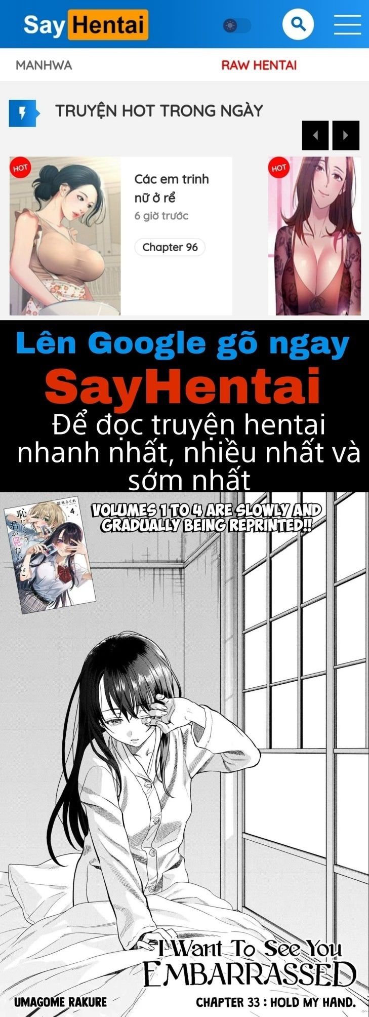 đọc truyện [18+] Tôi Muốn Thấy Dáng Vẻ Ngại Ngùng Của Cậu Chương 33.1 ảnh 1 tại Giả Dược