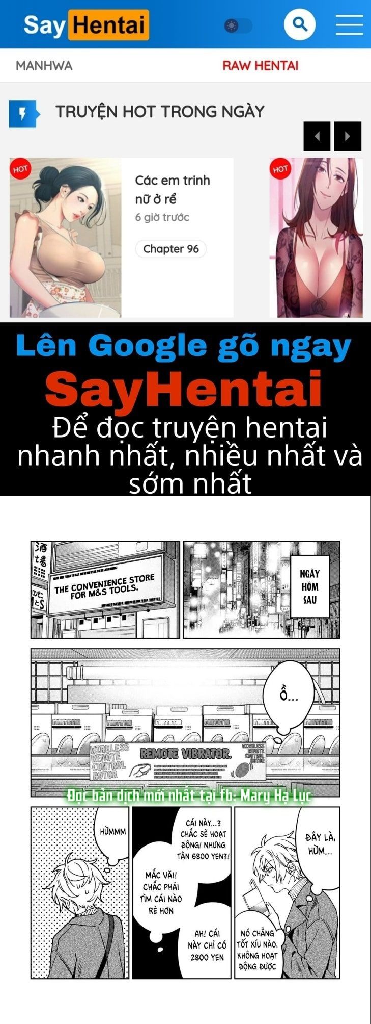 đọc truyện [18+] Tôi Muốn Thấy Dáng Vẻ Ngại Ngùng Của Cậu Chương 34.2 ảnh 1 tại Giả Dược