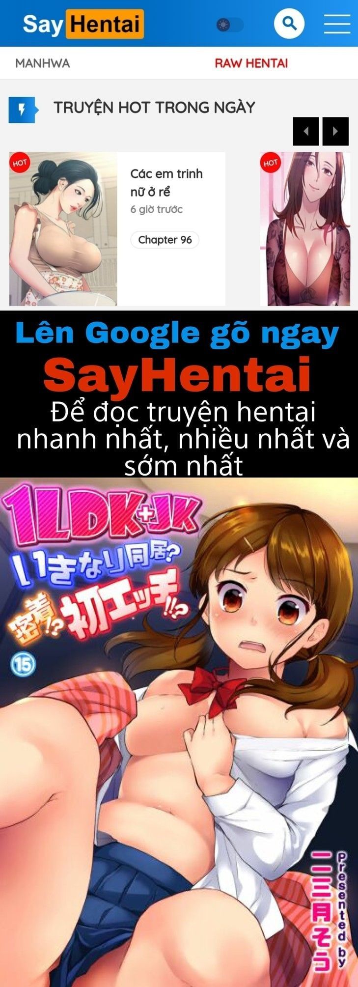 đọc truyện 1ldk+jk Ikinari Doukyo? Mitchaku!? Hatsu Ecchi!!? Chương 15 ảnh 1 tại Giả Dược