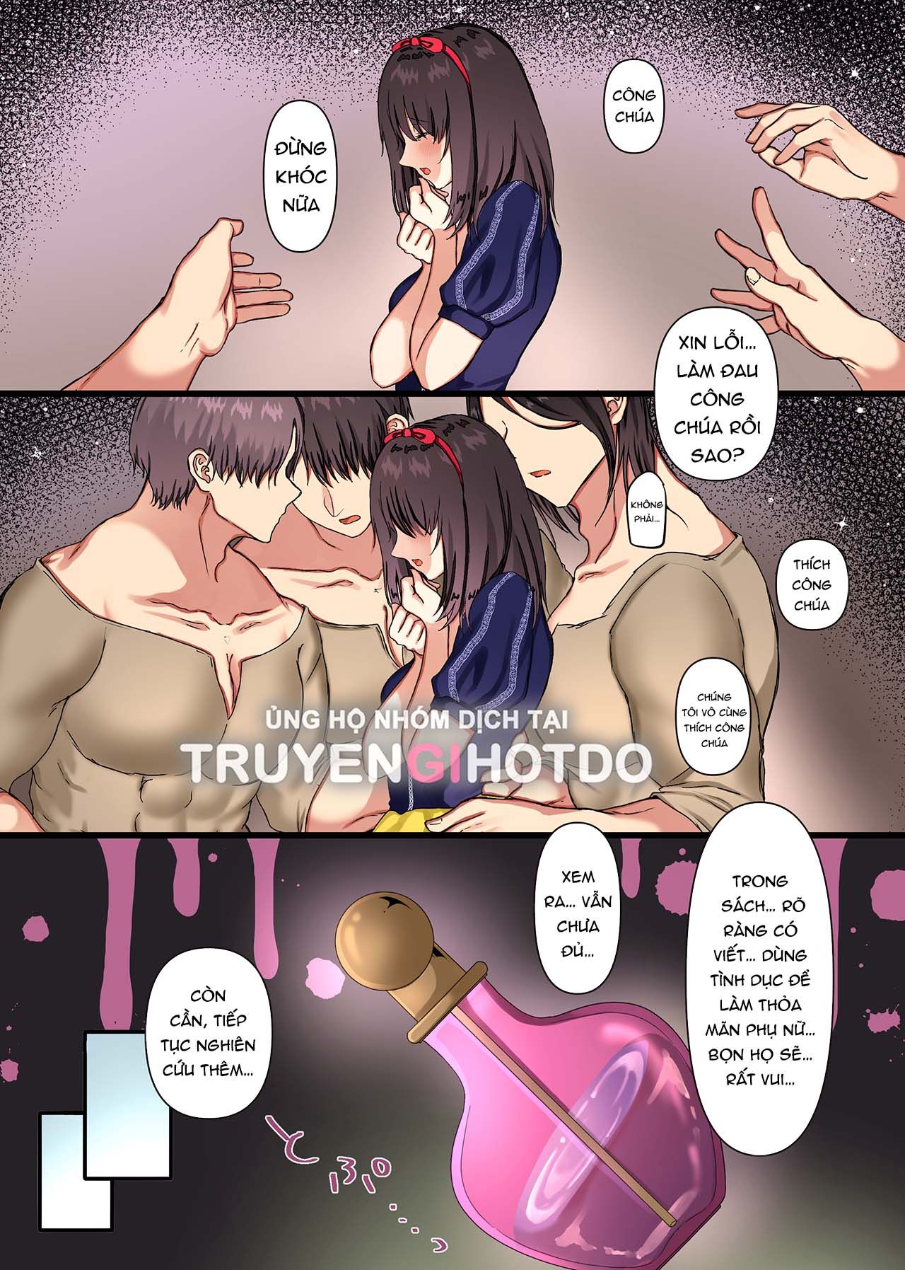 đọc truyện [21+] 7 Cách Mà Các Chú Lùn Trong Rừng Sẽ Không Để Bạch Tuyết Trốn Thoát Sau Khi Giam Cầm Và Làm Tình ~ Mặc Dù Chúng Tôi Đã Ở Bên Nhau Suốt Thời Gian Qua~ Chương 4 ảnh 5 tại Thiên Thai Truyện