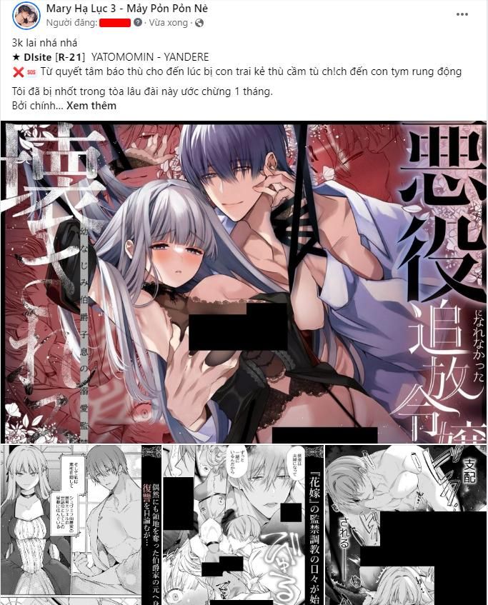 đọc truyện [21+] Cô Tiểu Thư Bỏ Trốn Bị Vây Hãm Trong Mật Ngọt Ân Ái - Yatomomin - Yandere Chương 1.1 ảnh 12 tại Thiên Thai Truyện