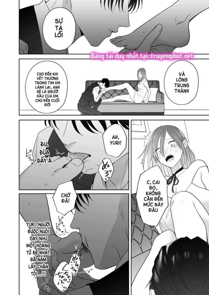 đọc truyện [21+] Cựu Nhân Vật Phản Diện Và Hoàng Tử Sa Ngã - Nam Yandere Chương 3.2 ảnh 8 tại Thiên Thai Truyện