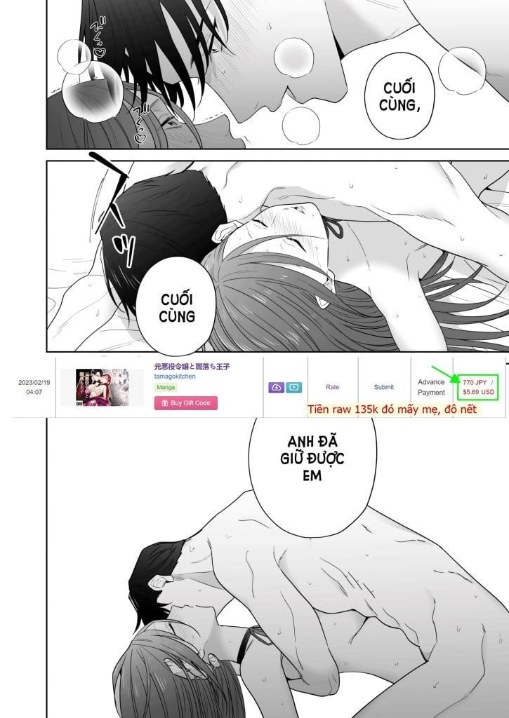 đọc truyện [21+] Cựu Nhân Vật Phản Diện Và Hoàng Tử Sa Ngã - Nam Yandere Chương 4.2 ảnh 8 tại Thiên Thai Truyện