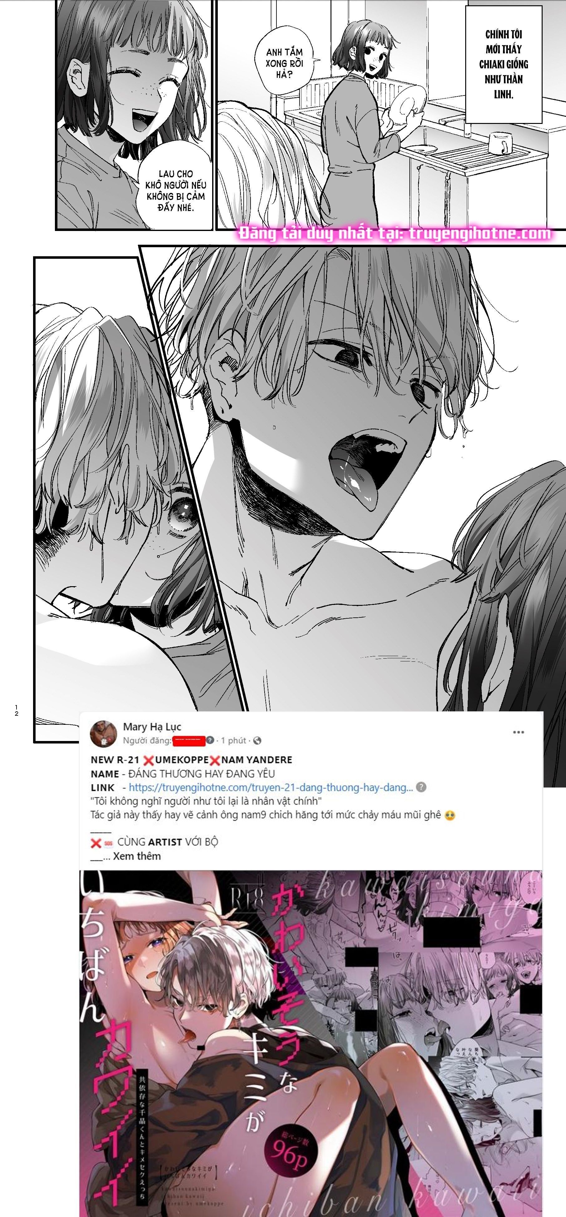 đọc truyện [21+] Đáng Thương Hay Đáng Yêu - Nam Yandere - Umekoppe Chương 1.2 ảnh 3 tại Thiên Thai Truyện