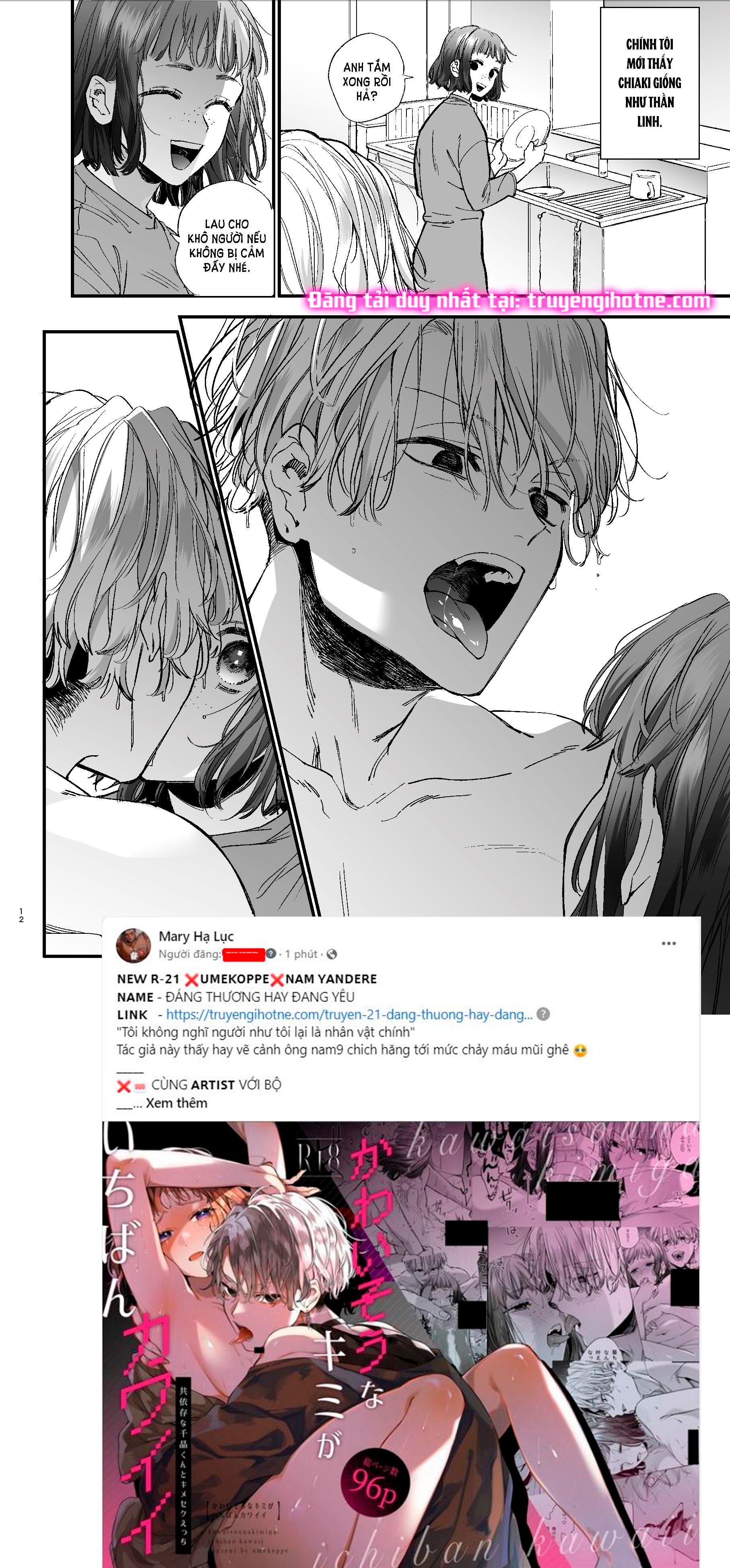 đọc truyện [21+] Đáng Thương Hay Đáng Yêu - Nam Yandere - Umekoppe Chương 1 ảnh 11 tại Giả Dược