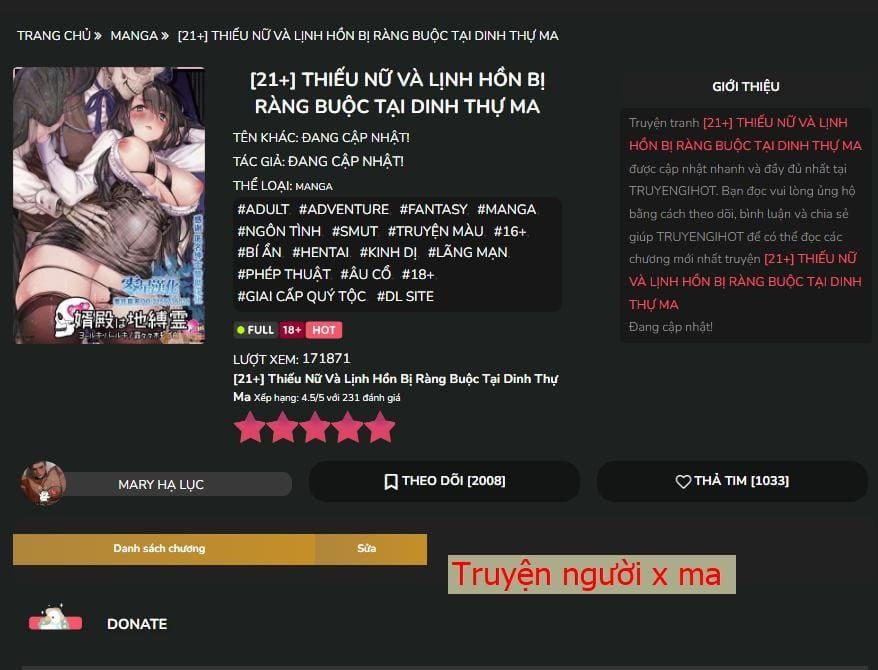đọc truyện [21+] Hồn Ma La Liếm Là Người Tình Kiếp Trước - Nam Yandere Chương 1.1 ảnh 4 tại Truyện Dạ Ký