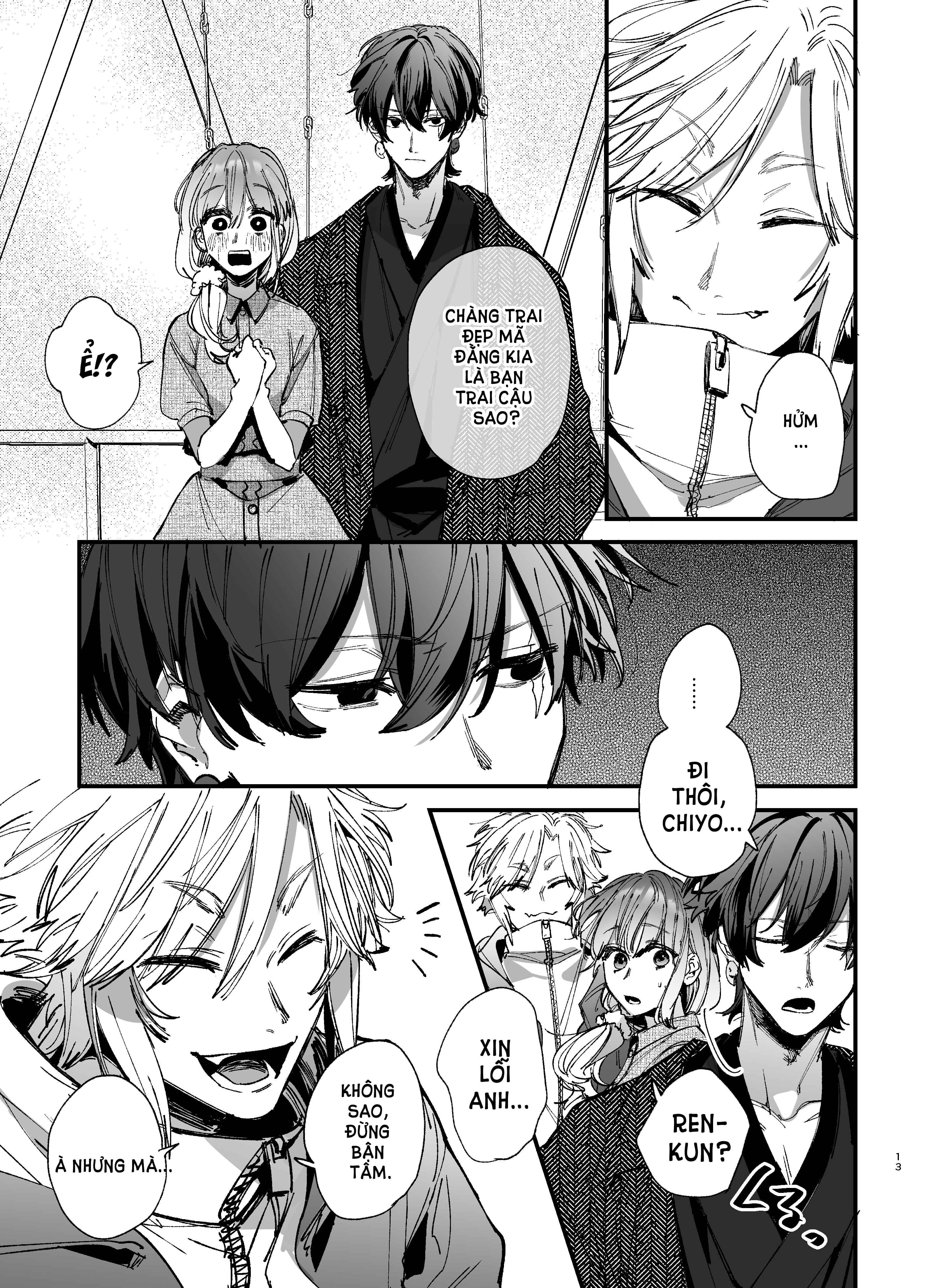 đọc truyện [21+] Tôi Được Yaren-kun, Thầy Trừ Tà Yandere Mạnh Nhất Âu Yếm - Nam Yandere Chương 6.2 ảnh 5 tại Giả Dược