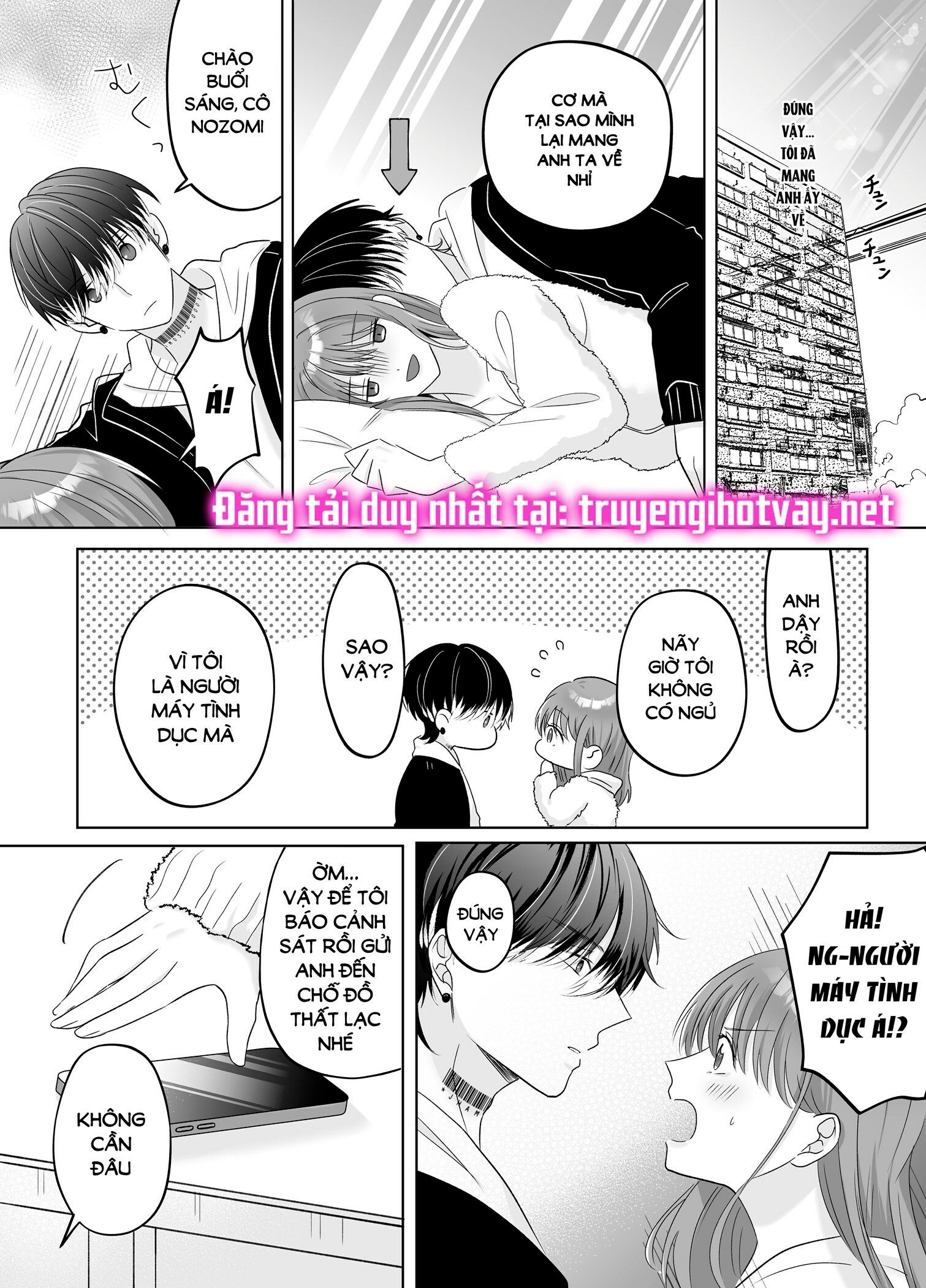đọc truyện [21+] Từ Mọt Người Máy Không Cảm Xúc Trở Thành Anh Chàng Yandere - Người Máy Tình Dục Đẹp Trai Mà Tôi Nhăt Được Chương 1 ảnh 7 tại Giả Dược