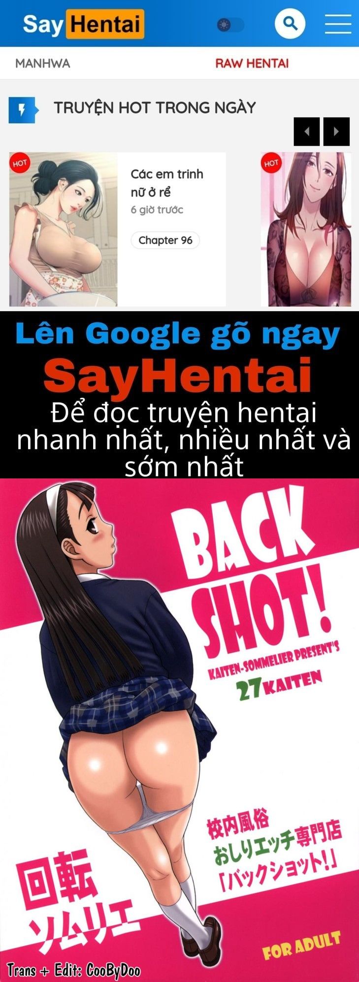 27kaiten Back Shot! Oneshot page 1 - Giả Dược