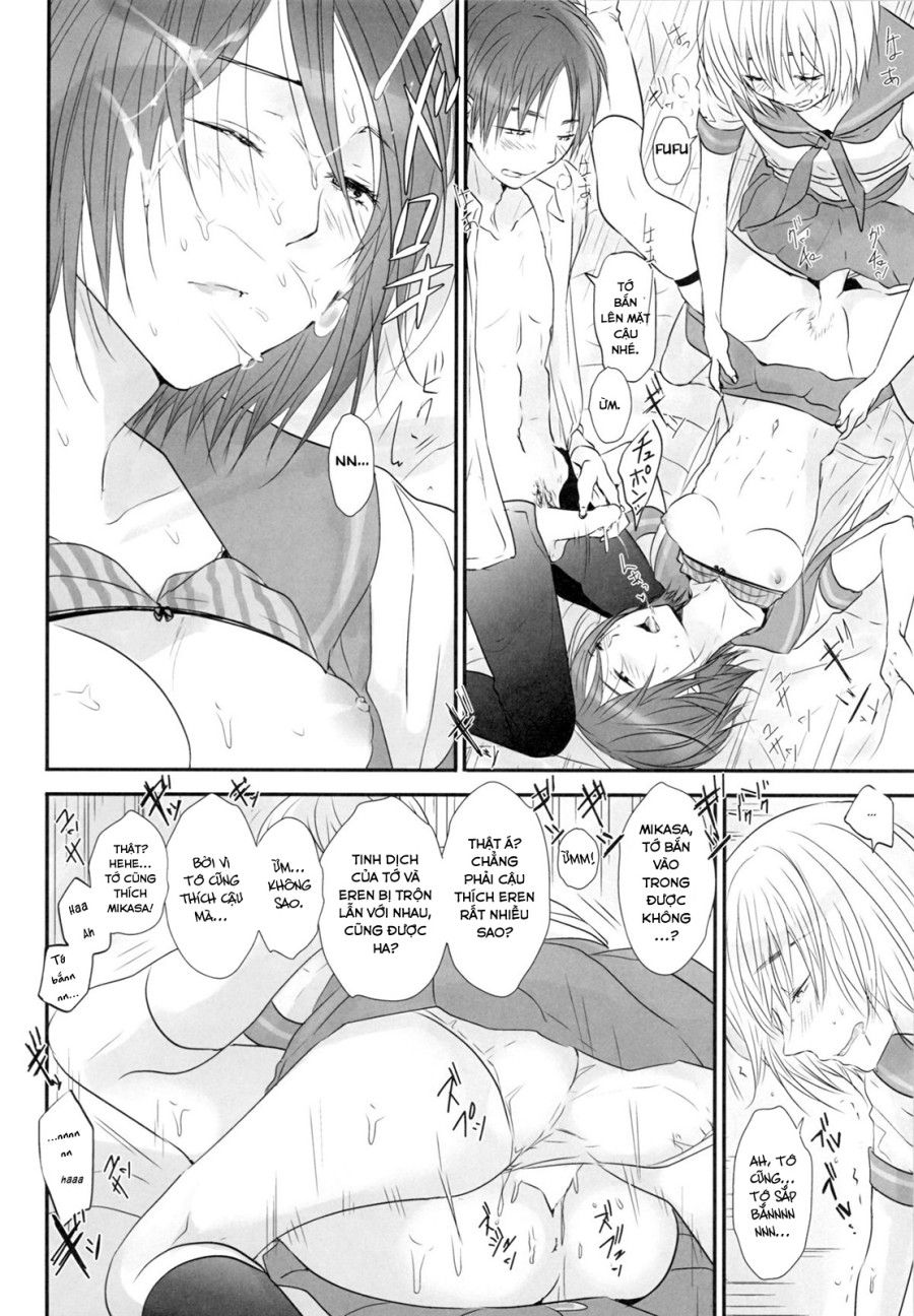 3p (attack On Titan Doujinshi) Oneshot page 18 - Giả Dược