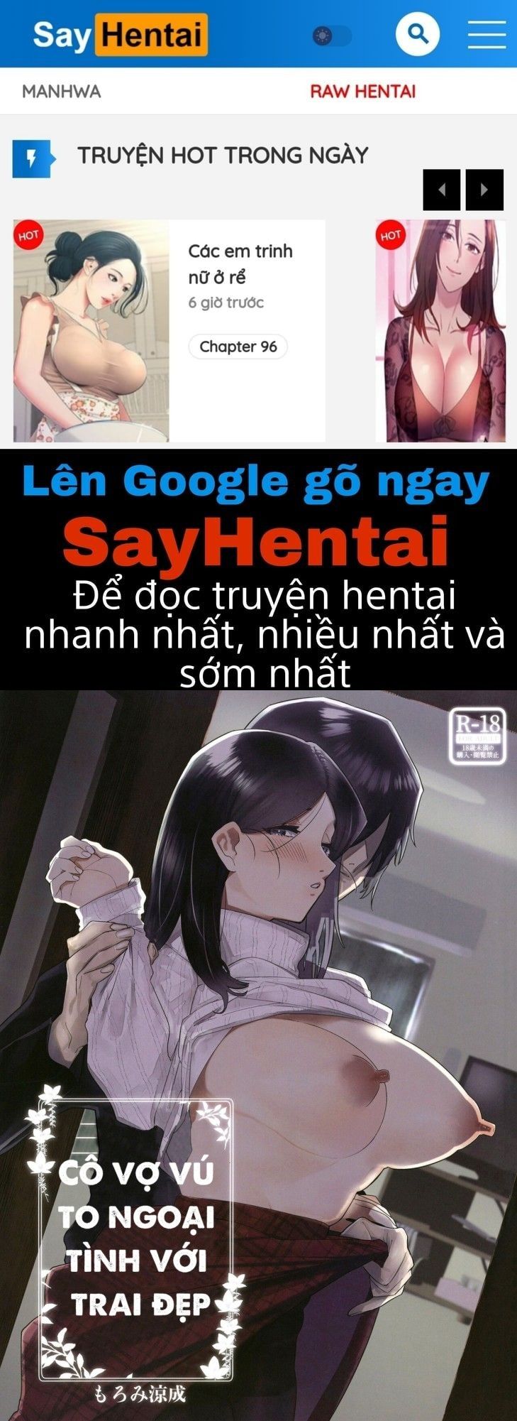 đọc truyện A Big Breasted Wife Having Raw Sex With A Handsome Young Man Oneshot ảnh 2 tại Thiên Thai Truyện