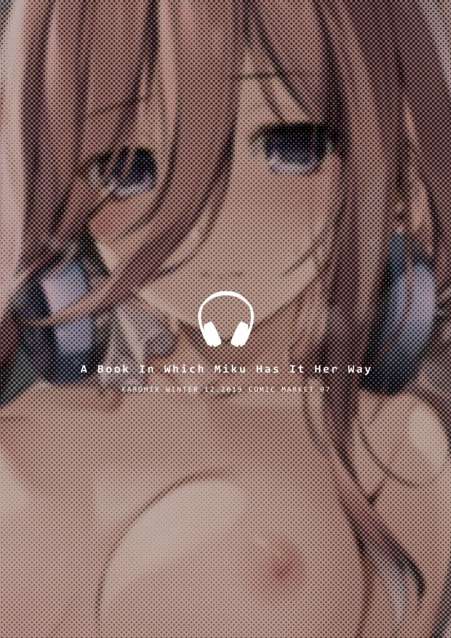 A Book Miku Has It Her Way Oneshot page 30 - Giả Dược