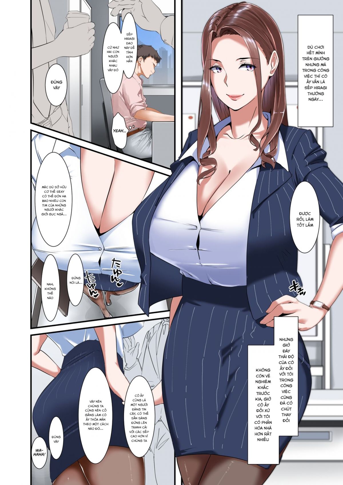 đọc truyện A Boss With Slutty Tits Who Gives Naughty Services In The Company