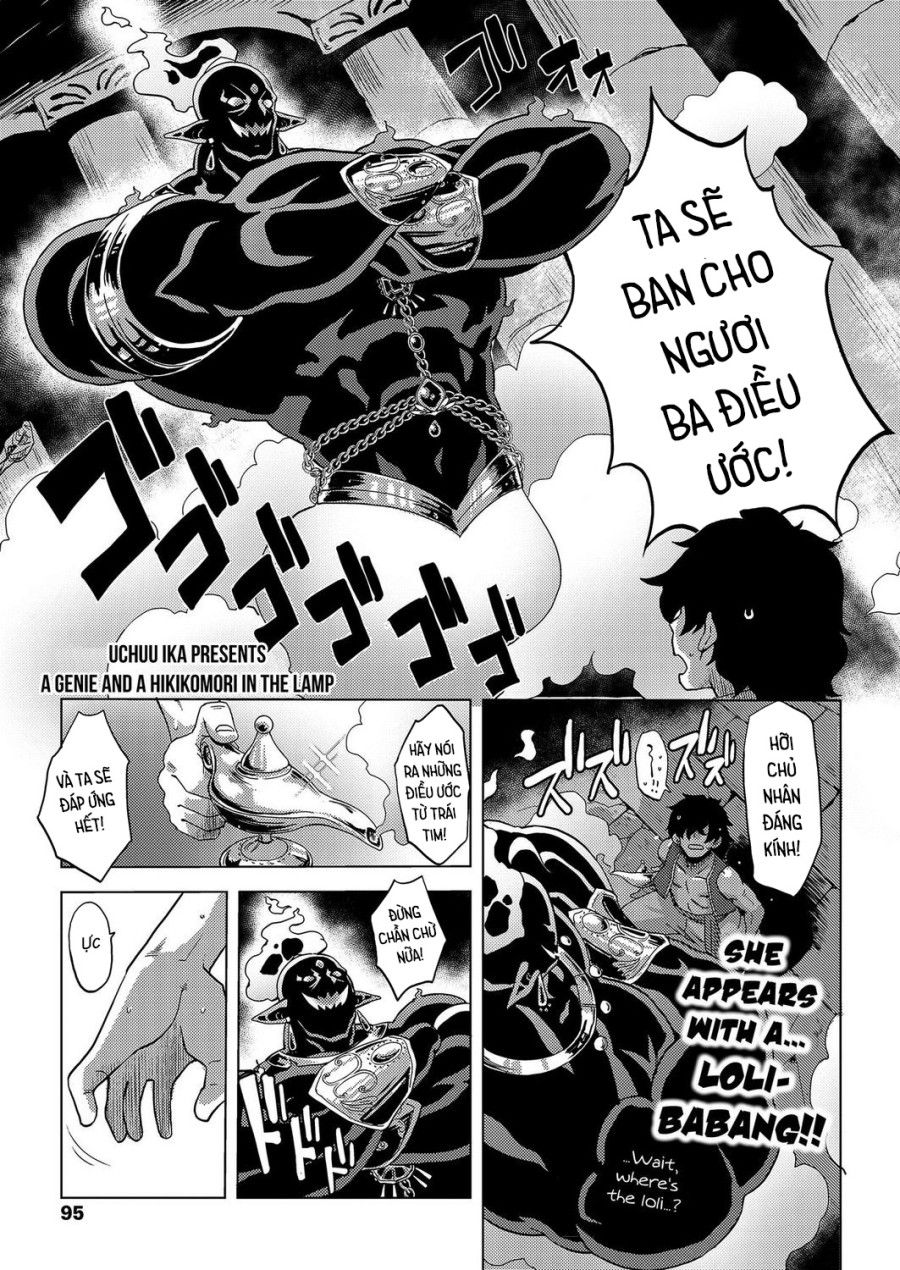 A Genie And A Hikikomori In The Lamp Oneshot page 2 - Giả Dược