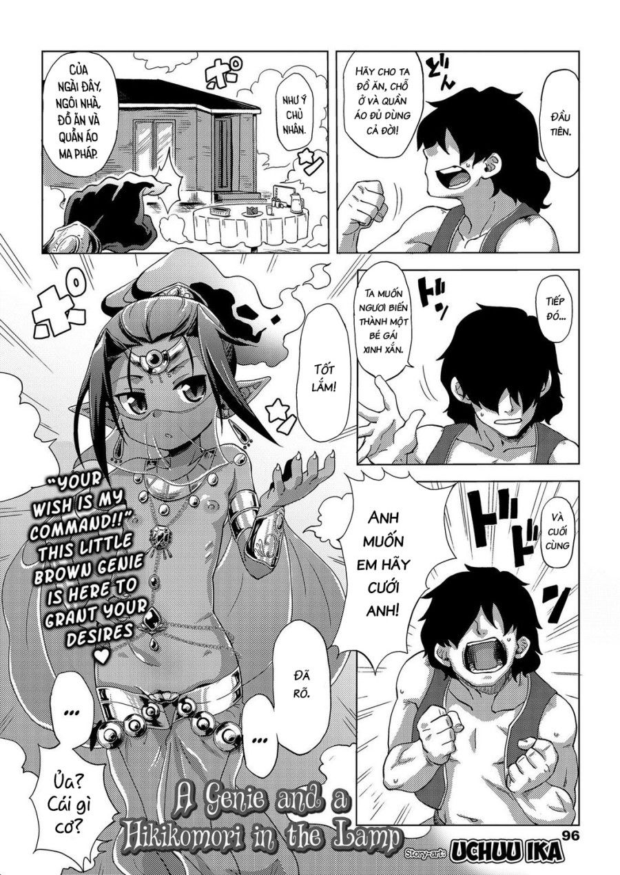 A Genie And A Hikikomori In The Lamp Oneshot page 3 - Giả Dược