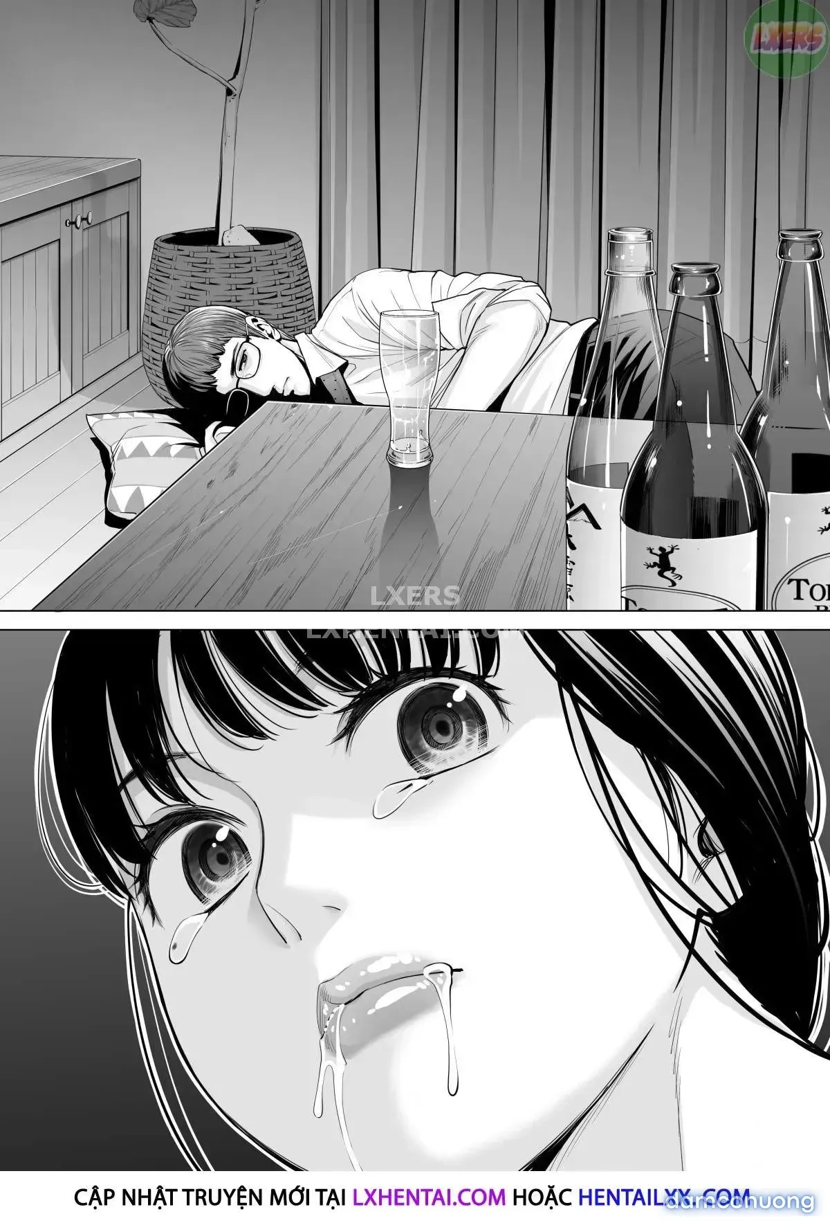 đọc truyện A Housewife Stolen By A Coworker Besides Her Blackout Drunk Husband [tsukiyo No Midare Zake (zenpen) Moonlit Intoxication; Tsukiyo No Midare Zake (kouhen) Moonlit Intoxication] Chương 1 ảnh 57 tại Thiên Thai Truyện