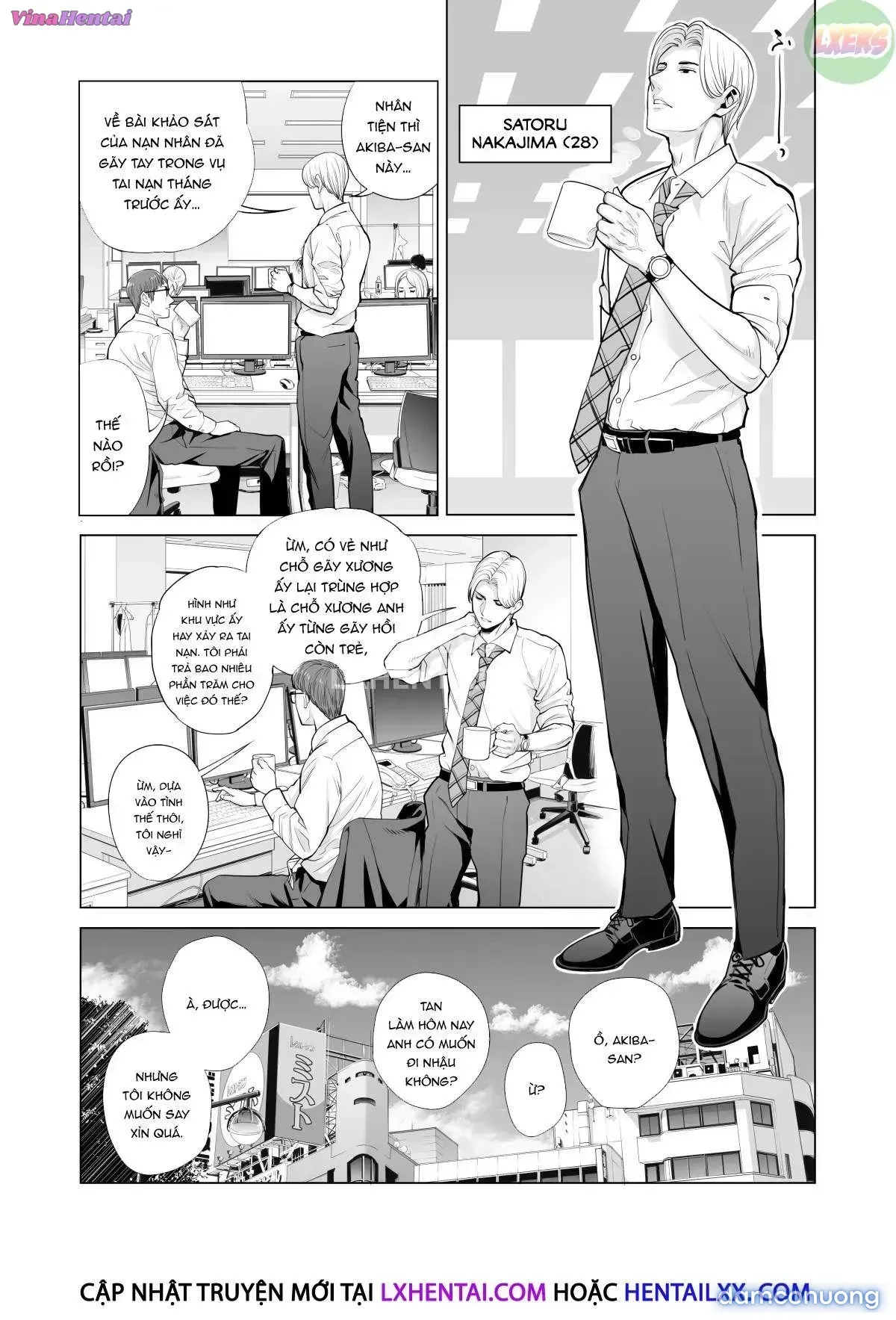 đọc truyện A Housewife Stolen By A Coworker Besides Her Blackout Drunk Husband [tsukiyo No Midare Zake (zenpen) Moonlit Intoxication; Tsukiyo No Midare Zake (kouhen) Moonlit Intoxication] Chương 1 ảnh 10 tại Thiên Thai Truyện