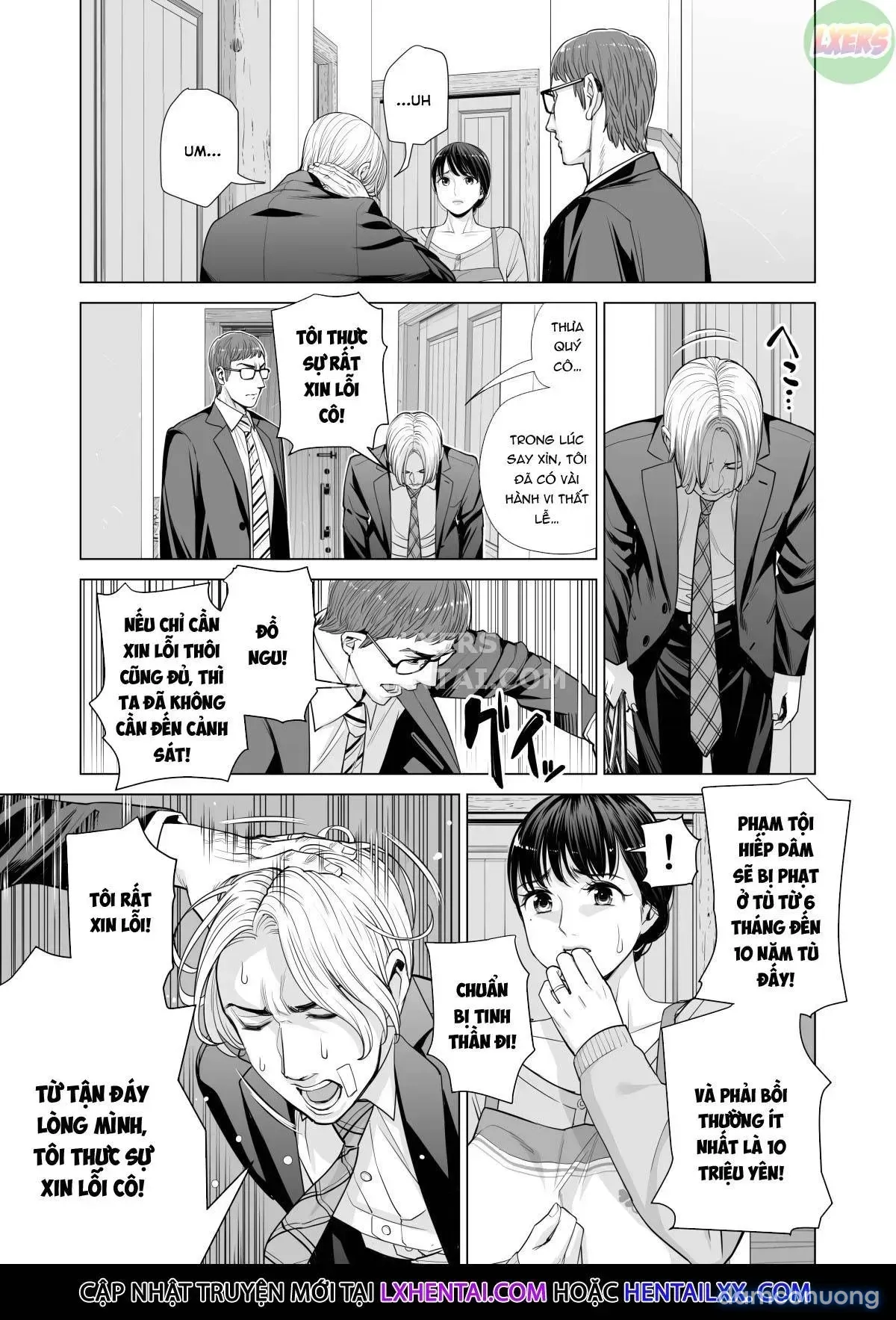 đọc truyện A Housewife Stolen By A Coworker Besides Her Blackout Drunk Husband [tsukiyo No Midare Zake (zenpen) Moonlit Intoxication; Tsukiyo No Midare Zake (kouhen) Moonlit Intoxication] Chương 2 ảnh 27 tại Thiên Thai Truyện