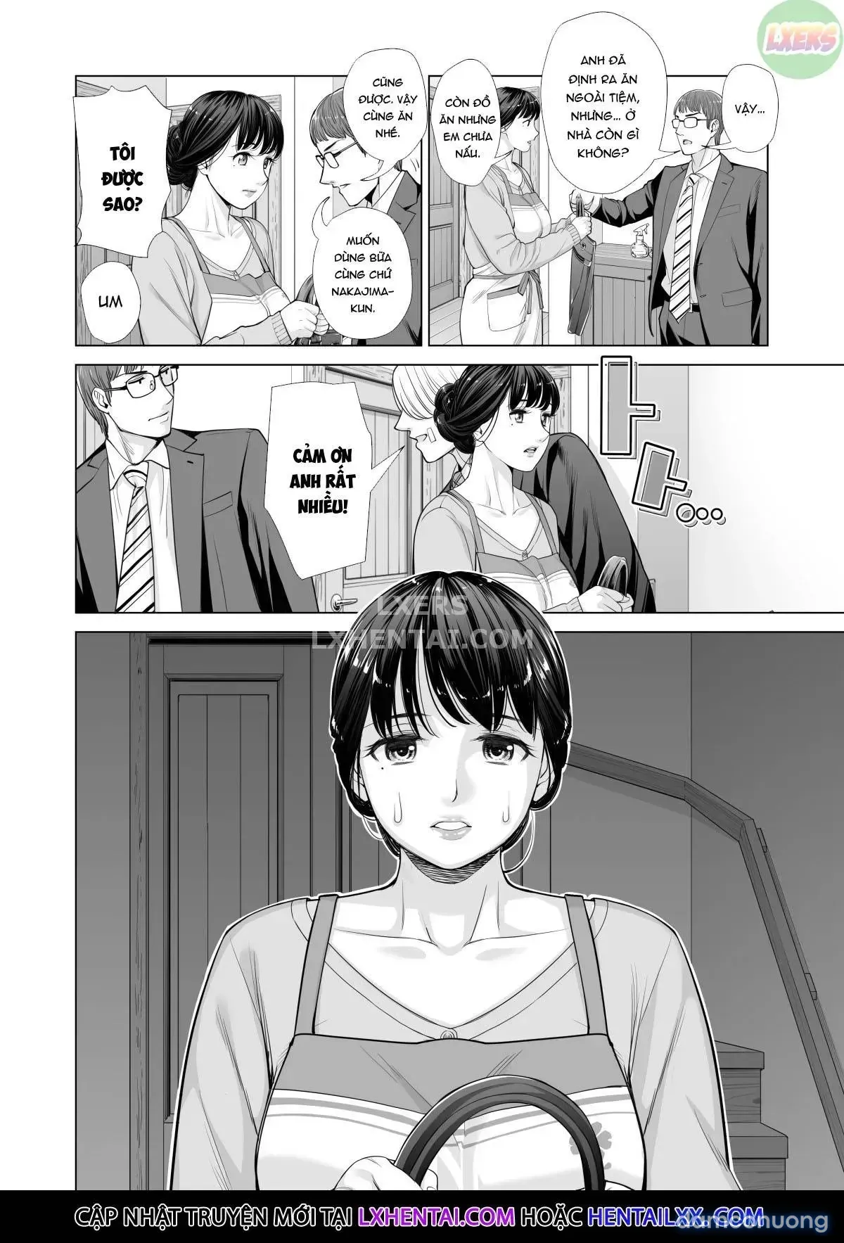 đọc truyện A Housewife Stolen By A Coworker Besides Her Blackout Drunk Husband [tsukiyo No Midare Zake (zenpen) Moonlit Intoxication; Tsukiyo No Midare Zake (kouhen) Moonlit Intoxication] Chương 2 ảnh 29 tại Thiên Thai Truyện