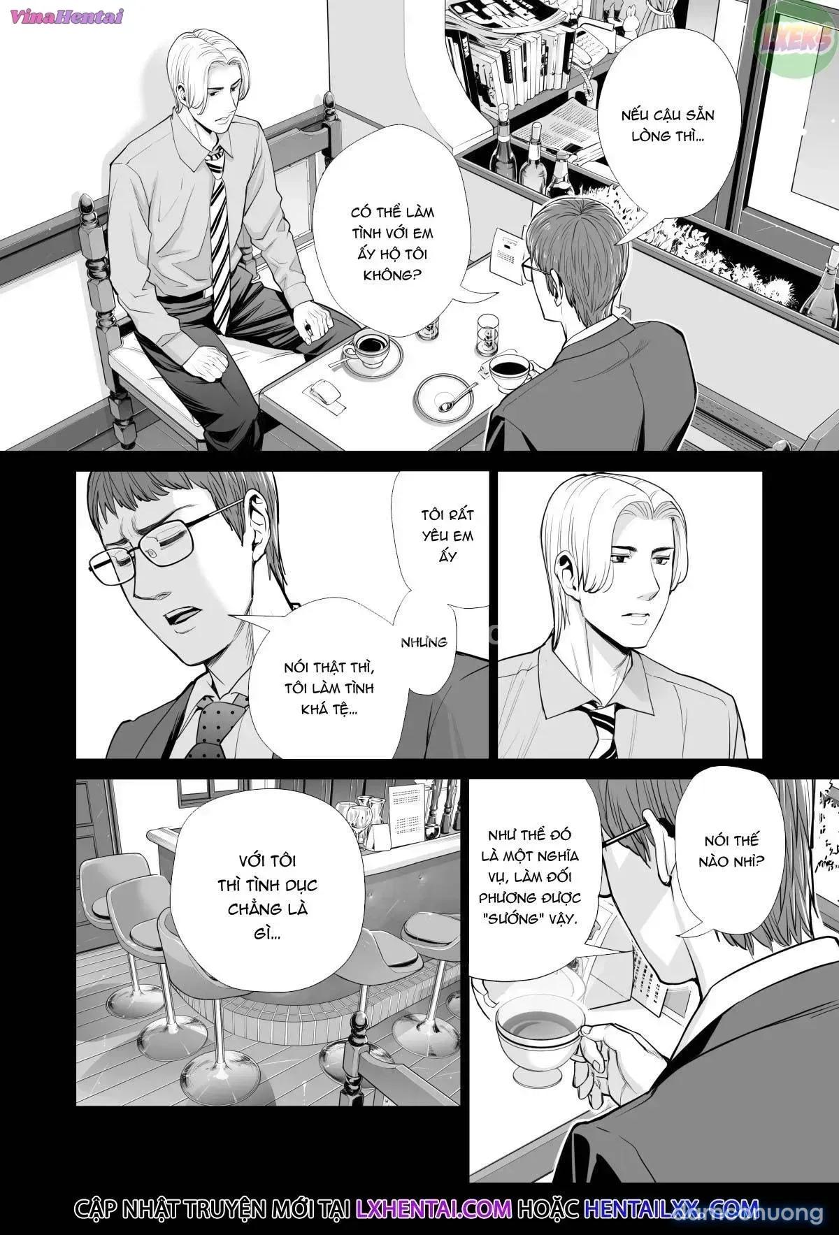 đọc truyện A Housewife Stolen By A Coworker Besides Her Blackout Drunk Husband [tsukiyo No Midare Zake (zenpen) Moonlit Intoxication; Tsukiyo No Midare Zake (kouhen) Moonlit Intoxication] Chương 3 ảnh 15 tại Thiên Thai Truyện