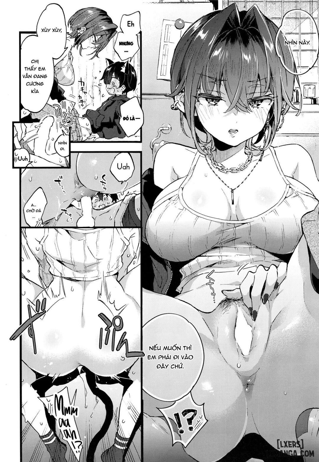đọc truyện A Kind Of Scary Onee-san Took Me In As Her Pet Oneshot ảnh 23 tại Giả Dược