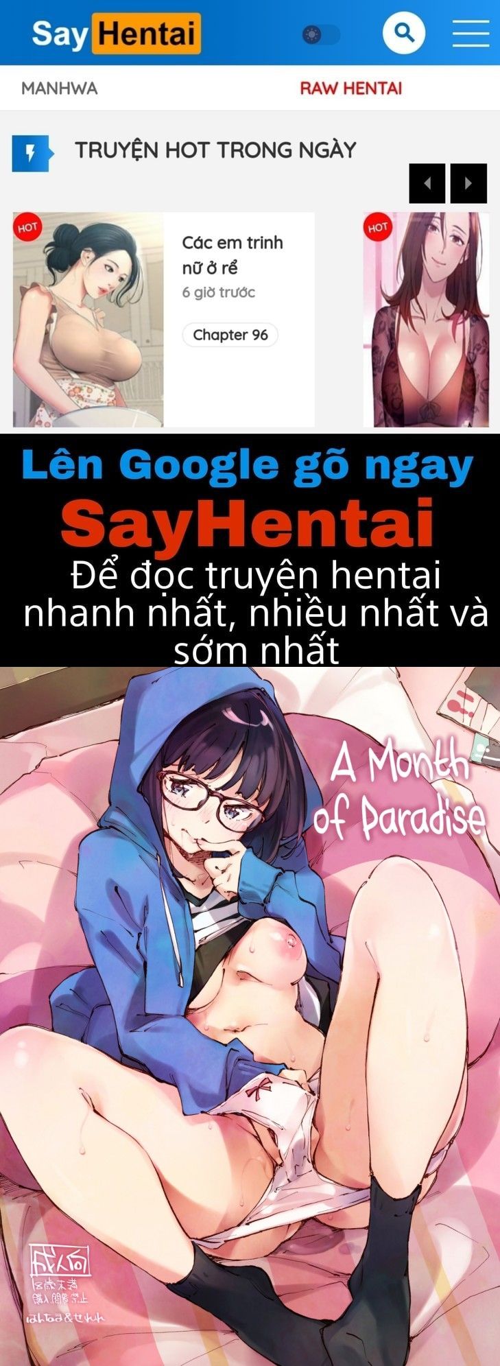 đọc truyện A Month Of Paradise Oneshot ảnh 1 tại Giả Dược