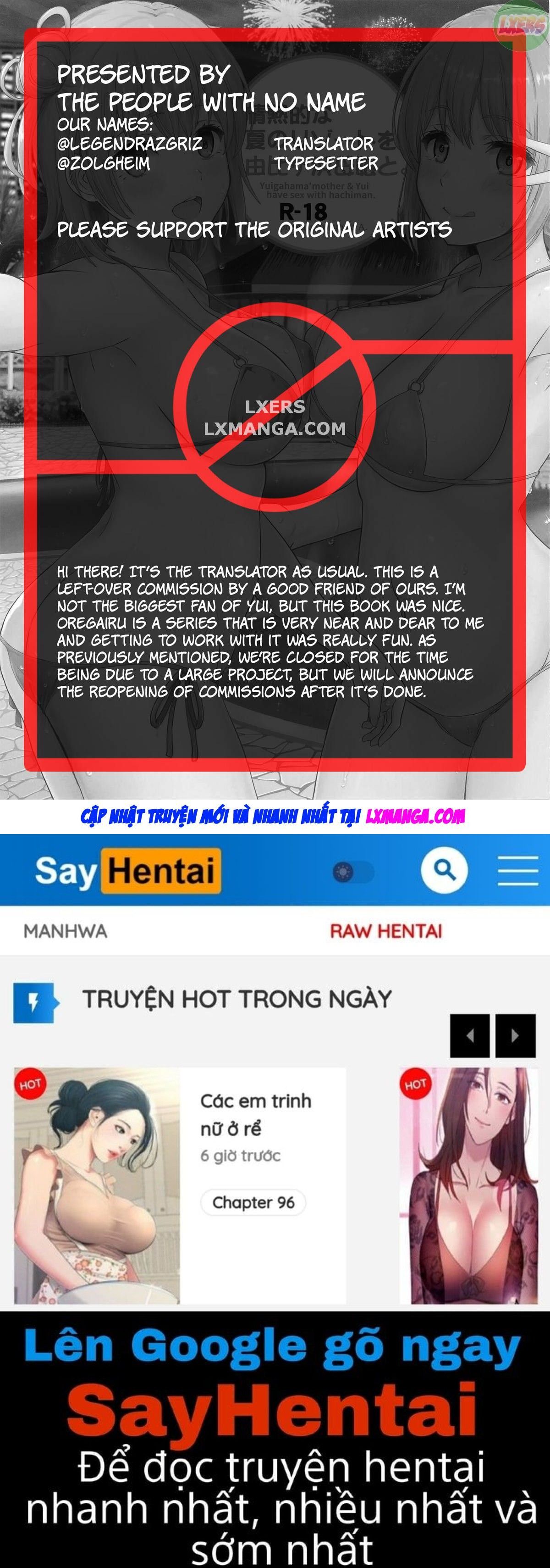 đọc truyện A Passionate Summer Resort With The Yuigahamas Oneshot ảnh 43 tại Thiên Thai Truyện