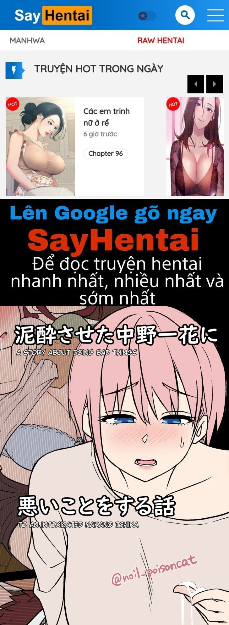 đọc truyện A Story About Doing Bad Things To An Intoxicated Nakano Ichika Oneshot ảnh 1 tại Giả Dược