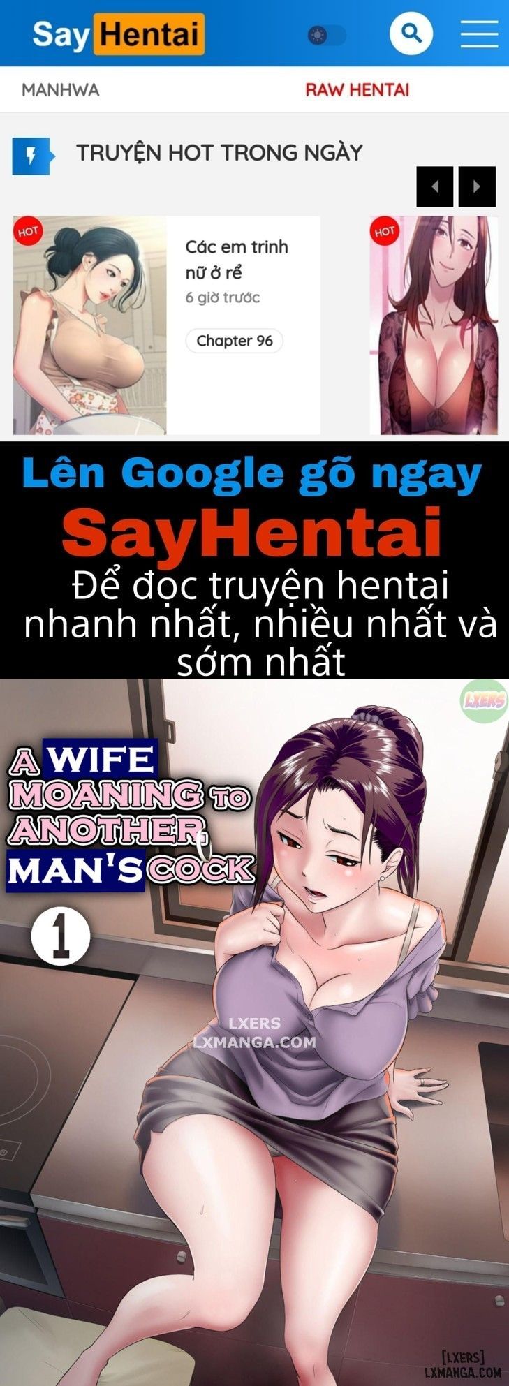 đọc truyện A Wife Moaning To Another Man