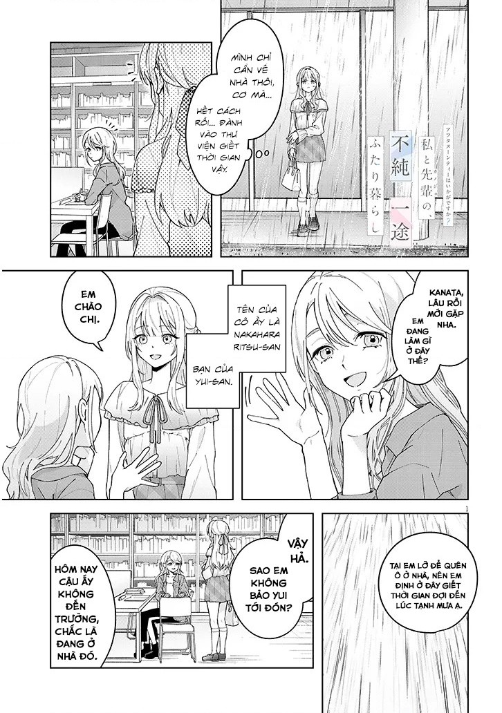 đọc truyện Afternoon Tea Wa Ikaga Desu Ka? Watashi To Senpai No, Fujun De Ichizu Na Futari Gurashi Chương 2 ảnh 3 tại Thiên Thai Truyện