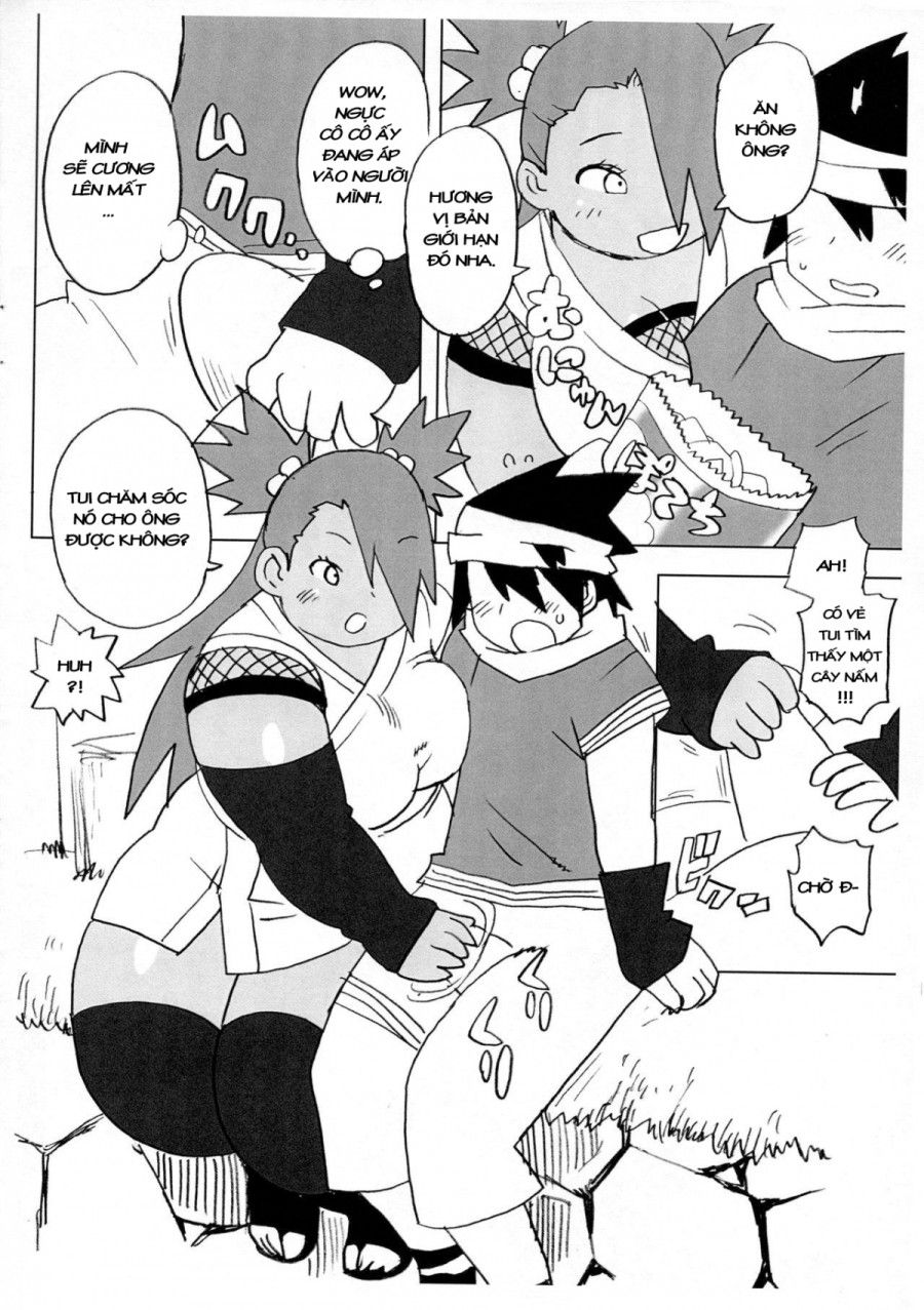 Akimichi Chocho Tadaima Kunoichi Shugyochu (boruto) Chương 1 page 4 - Giả Dược