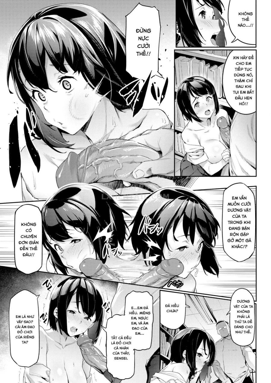 Akogare No Senpai - Pussy In Library Oneshot page 13 - Giả Dược