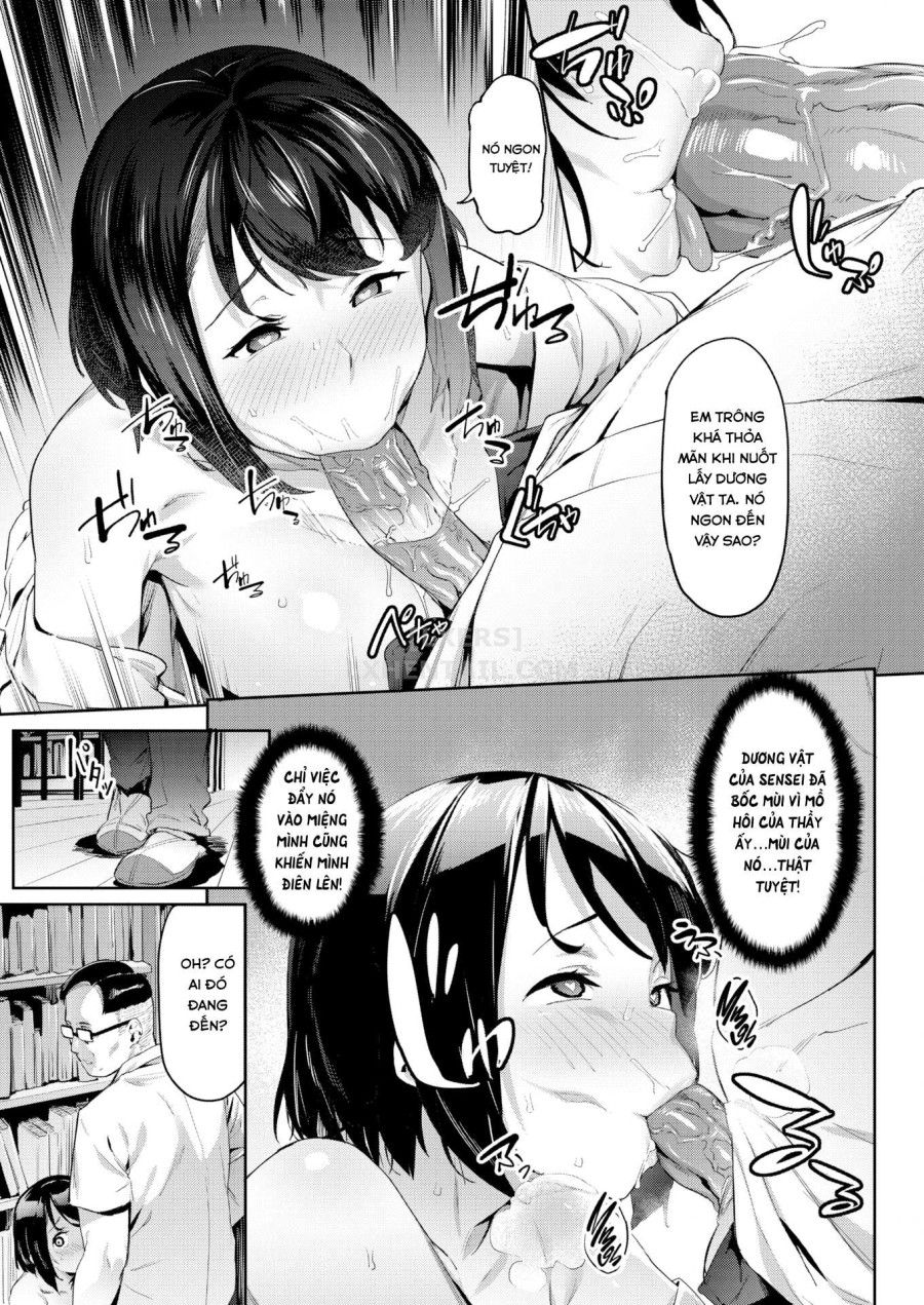 Akogare No Senpai - Pussy In Library Oneshot page 15 - Giả Dược